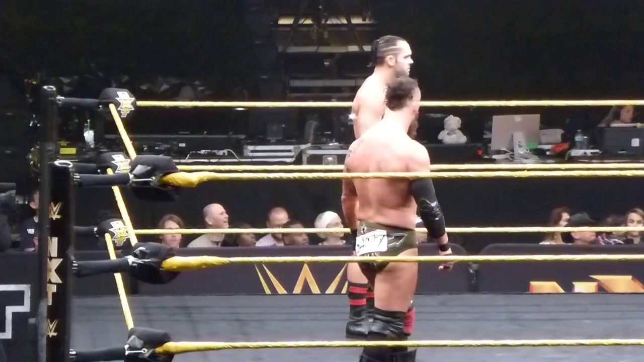 Eric Young vs Tye Dillinger match never gets started and SAnitY get in the ring at NXT LIVE