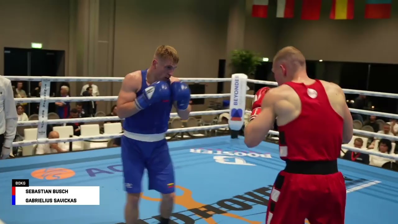 Sebastian Busch (GER) vs. Gabrielius Savickas (LTU) Eindhoven Box Cup 2025 (80kg)