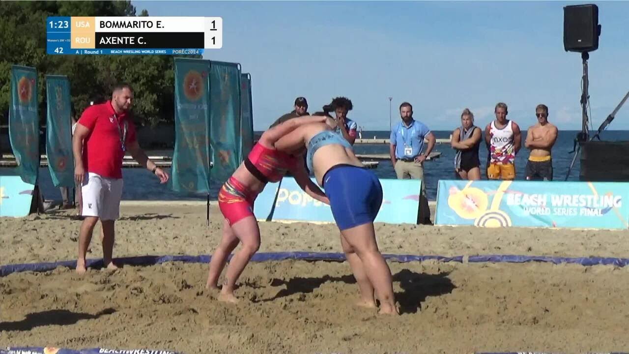 Eliana Rose BOMMARITO (USA) vs. Catalina AXENTE (ROU) • A | Round 1 • Women's BW +70Kg background
