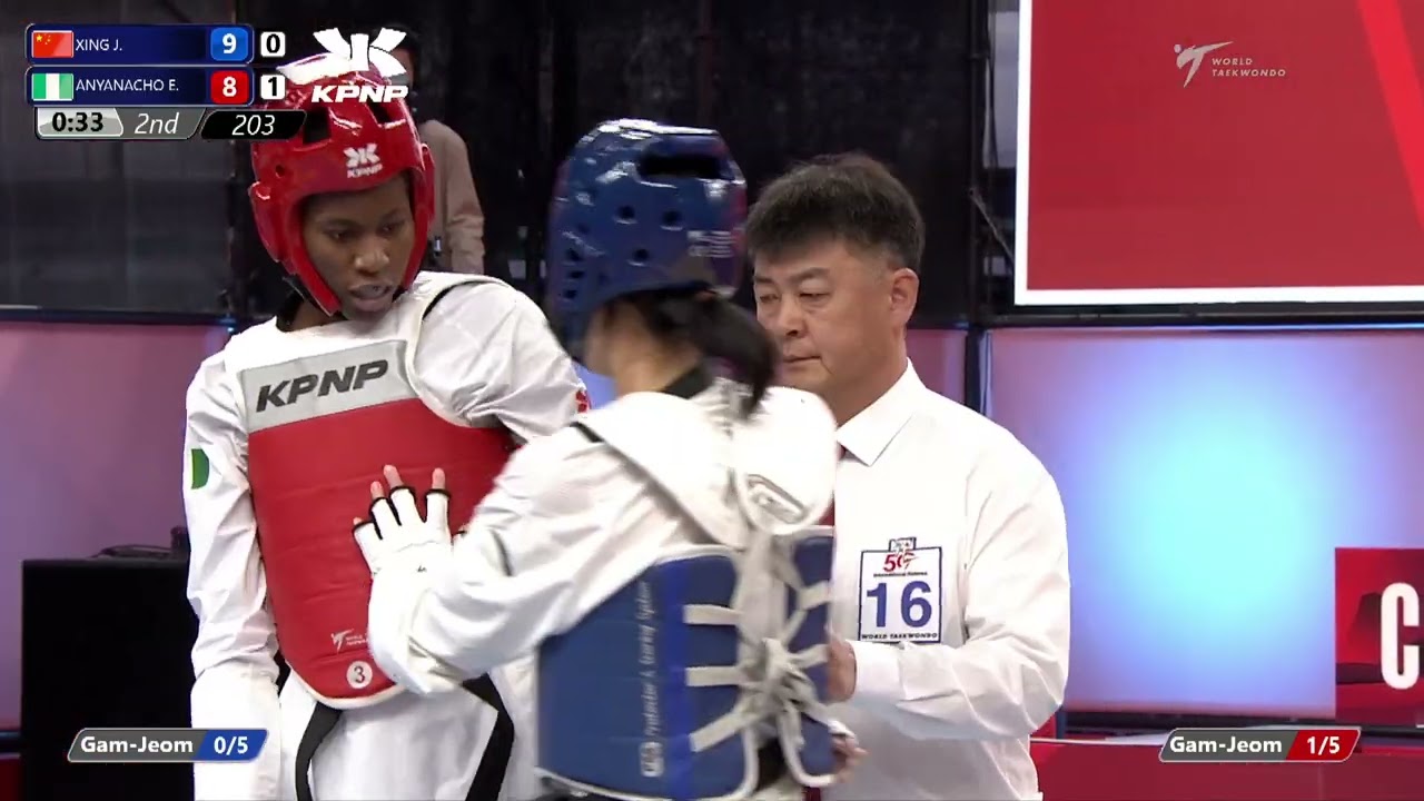 203 R32 W 67kg CHN XING J NGR ANYANACHO E