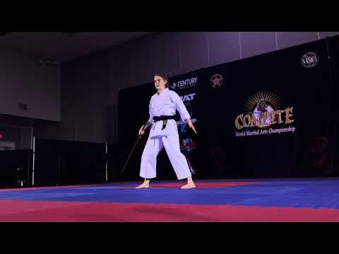 Lilli McGuire Women's Traditional Weapons Overall Grand Championship - Compete Internationals 2024 background