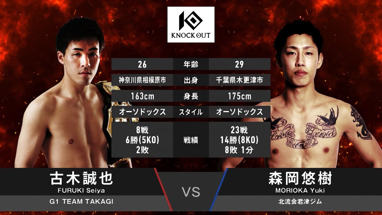 古木誠也 vs 森岡悠樹【MAROOMS presents KNOCK OUT 2023 vol.4】