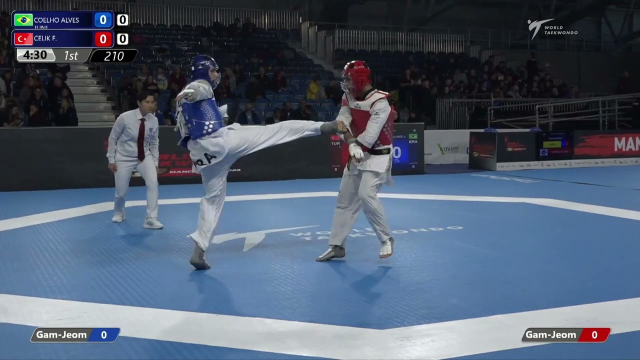 210 Quarterfinals MEN M 70KG BRA COELHO ALVES JUNI TUR CELIK F