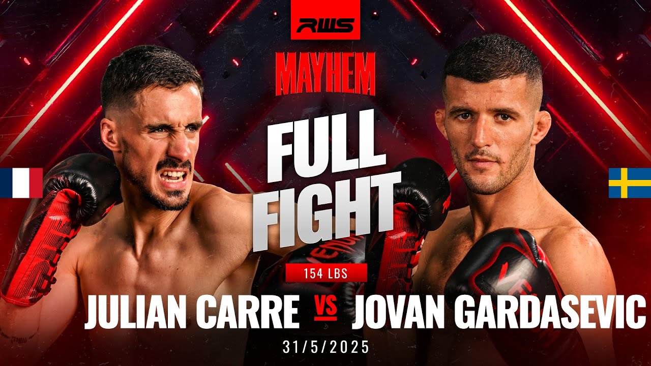 Full Fight l Julian Carre vs. Jovan Gardasevic l จูเลียน แคร์ vs. โจวาน กาดาเซวิช l RWS