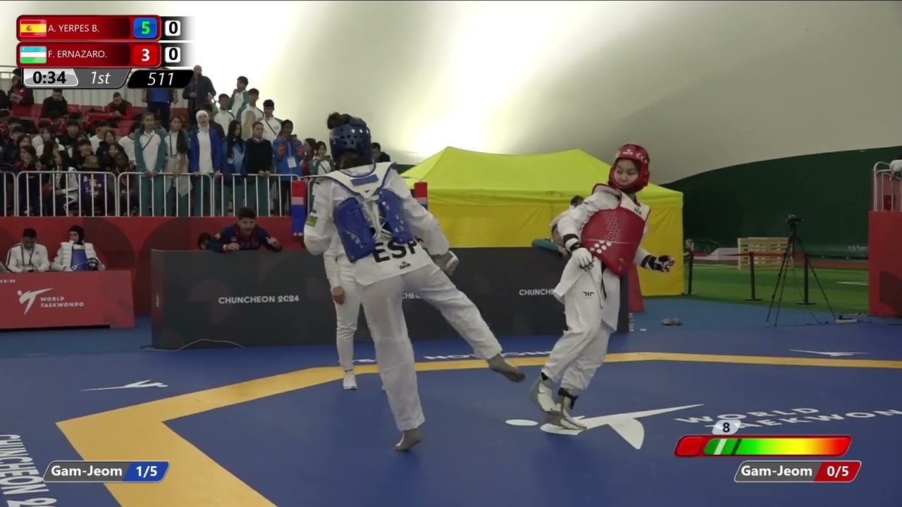 511 Round of 32 Women +68kg ESP A YERPES B UZB F ERNAZARO