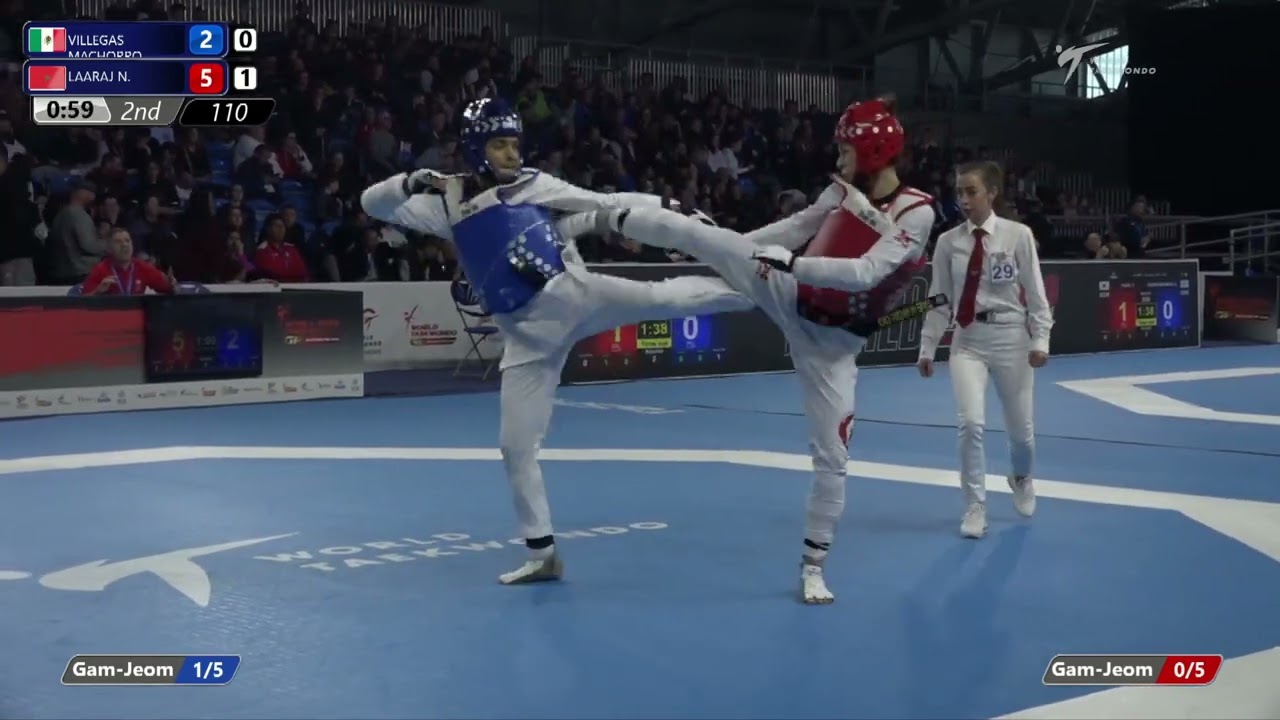 110 Round of 16 WOMEN W 57KG MEX VILLEGAS MACHORRO MAR LAARAJ N