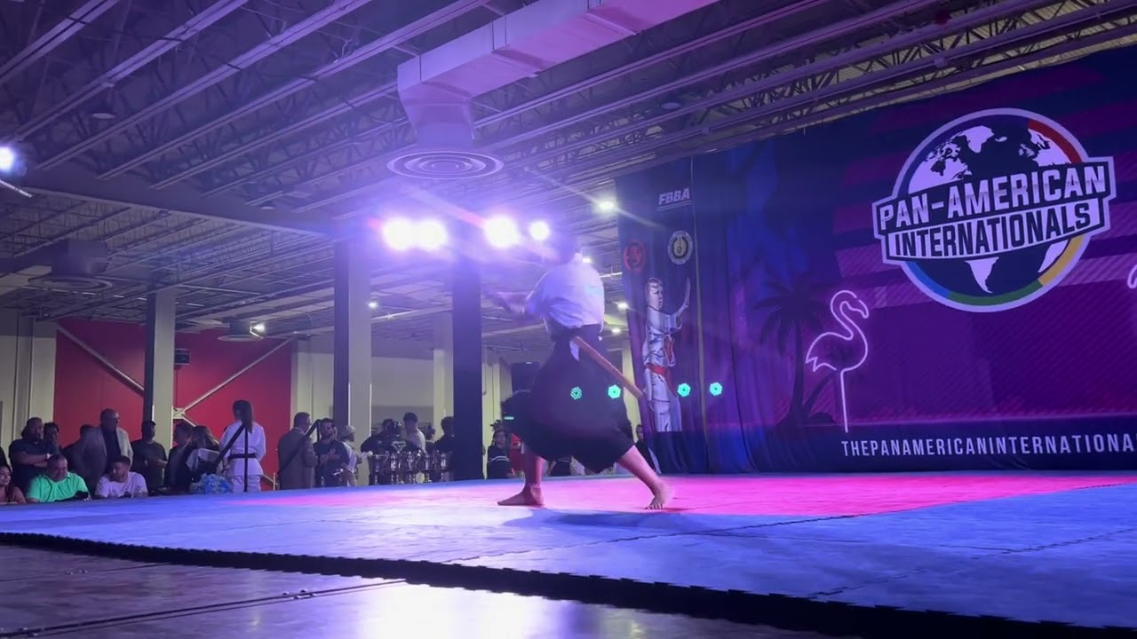 Melina Pecci Women's Traditional Weapons Overall Grands - Pan American Internationals 2024 backdrop