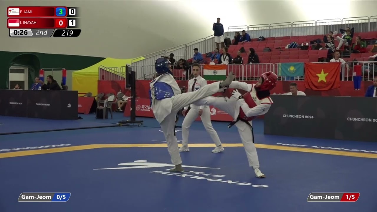 219 Round of 32 Women 59kg RTA F JAMI INA I INAYAH