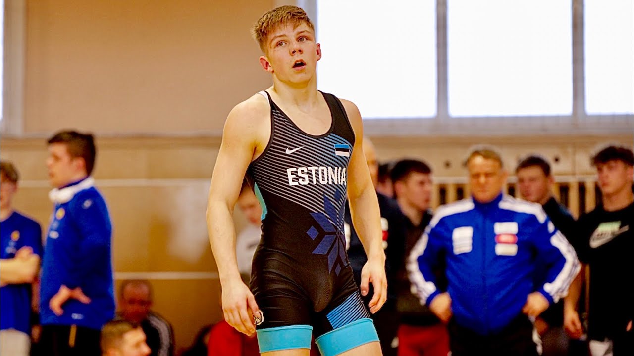 U20 A. Chopalaev (EST) vs R. Pajuviidik (EST) 60kg. Men greco-roman wrestling.