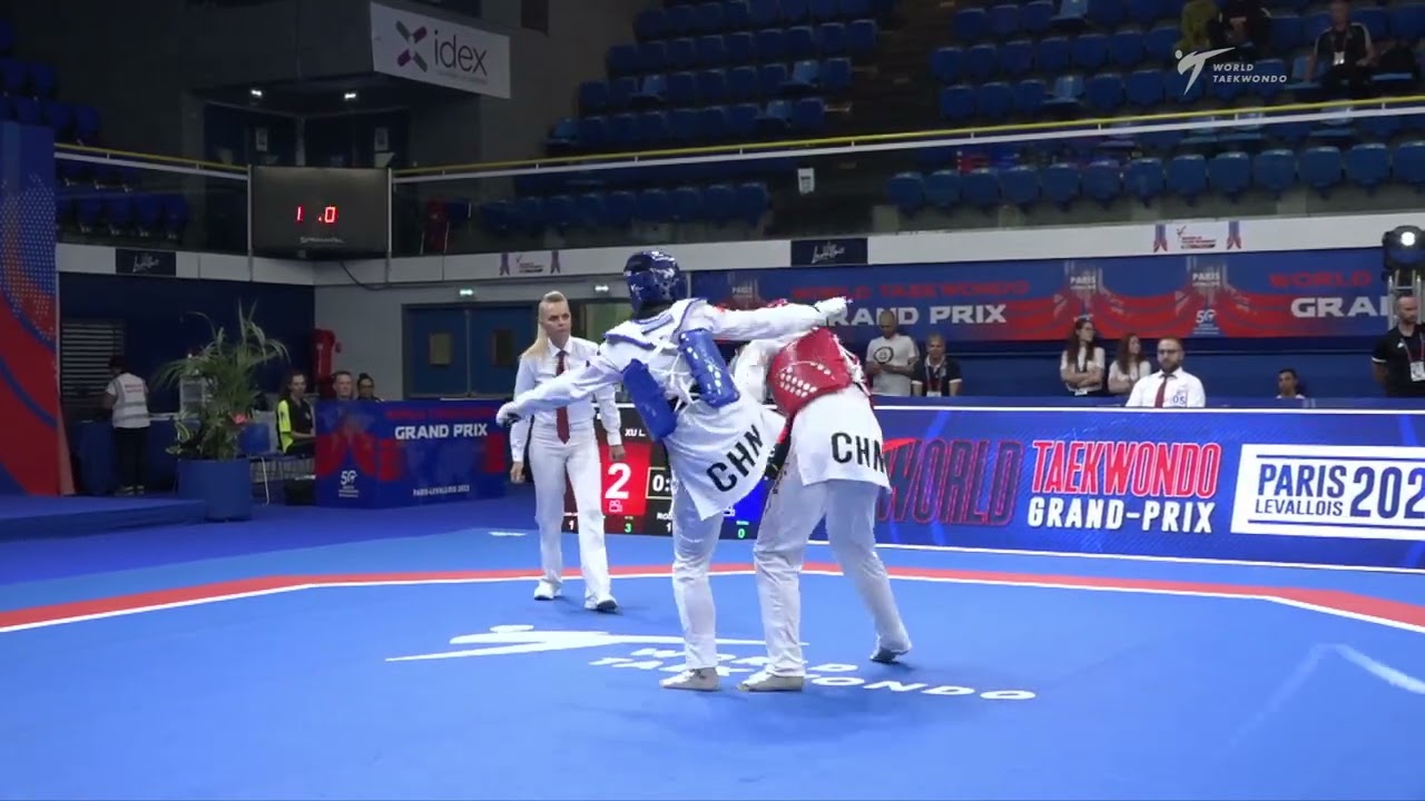 101 Round of 16 W +67kg ZHIU Z CHN XU L CHN