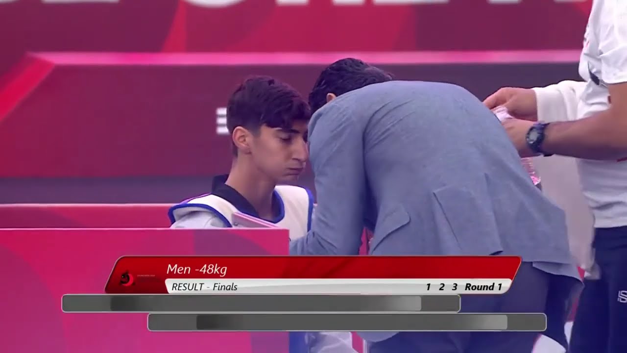 333 Finals Men 48kg IRI RAZMIAN Mehdi ESP AGENJO TRIGOS Jairo background