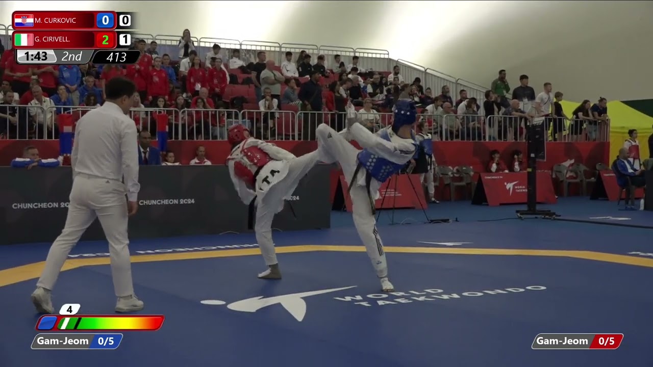 413 Round of 32 Men 55kg CRO M CURKOVIC ITA G CIRIVELL