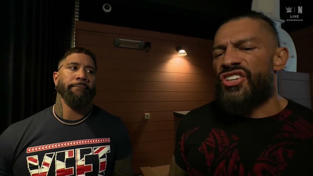 Roman Reigns offers advice to Jey Uso ahead of Clash in Paris | Raw Aug 25, 2025 background