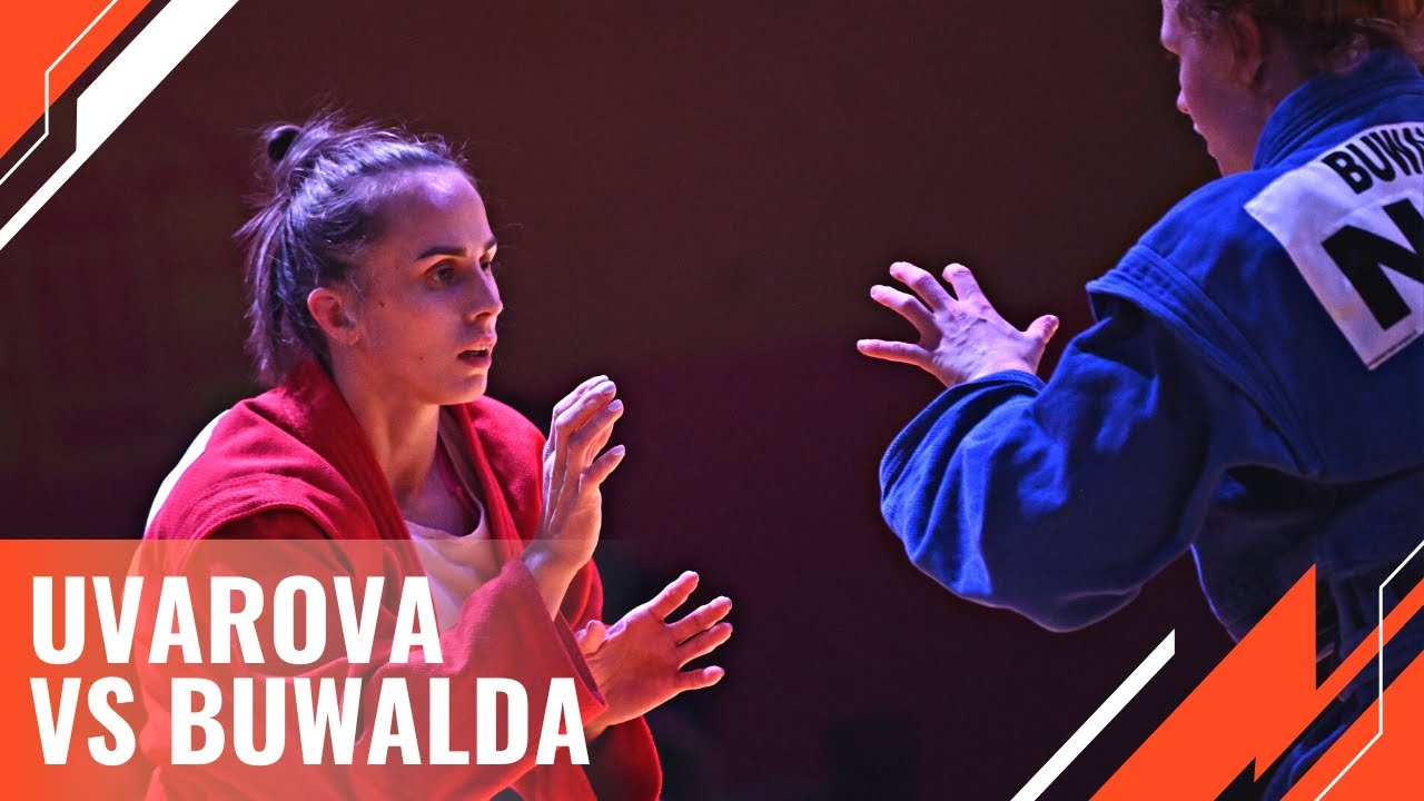 UVAROVA Svetlana vs BUWALDA Sacha. World Sambo Championships 2022 in Bishkek, Kyrgyzstan