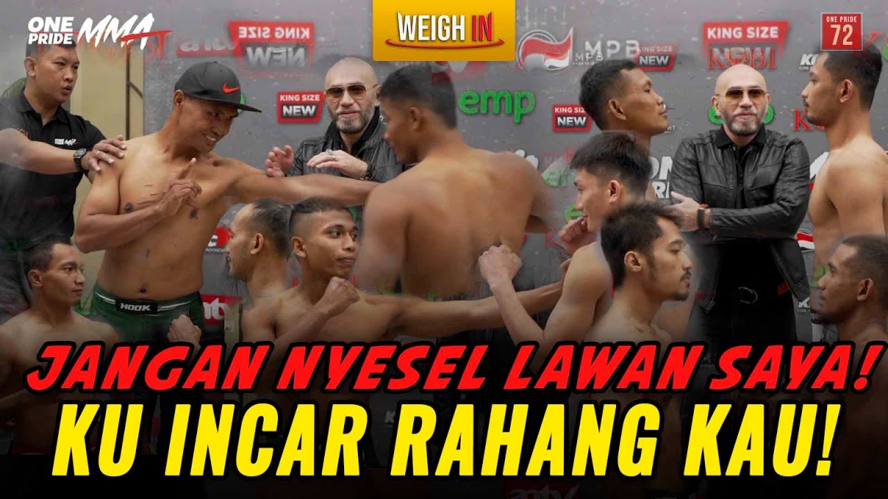 JANJIKAN PERTARUNGAN YANG KERAS! || LIVE 16 SEPTEMBER 2023 JAM 22:00 WIB | WEIGH IN ONE PRIDE MMA