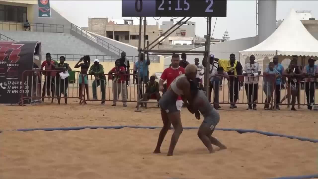 Kavelishimwe Ester ABRAHAM (NAM) vs. Solo Dinatsilavina MIORANIRINA (MAD) • A | Round 2 • Women's BW background