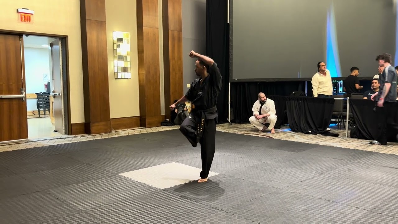 Tracy Armstead Men's Korean Traditional Forms - Cowboy Up Martial Arts Championships 2024 background