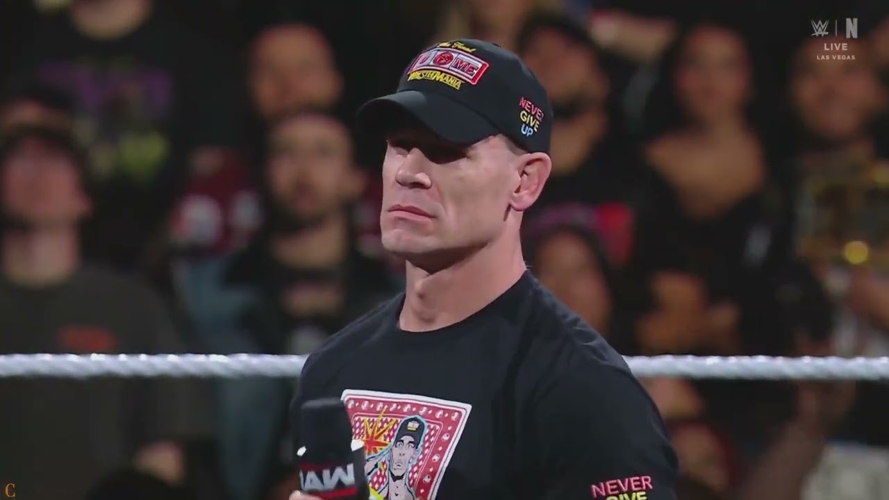 John Cena explains after winning the Undisputed WWE Title at WrestleMania: Raw, Apr. 21, 2025 backdrop