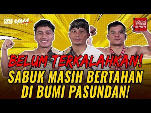 GUGUN TUNGGU PENANTANG BERIKUTNYA? || YUDI SIAP GO INTERNASIONAL | BACKSTAGE INTERVIEW ONE PRIDE MMA background