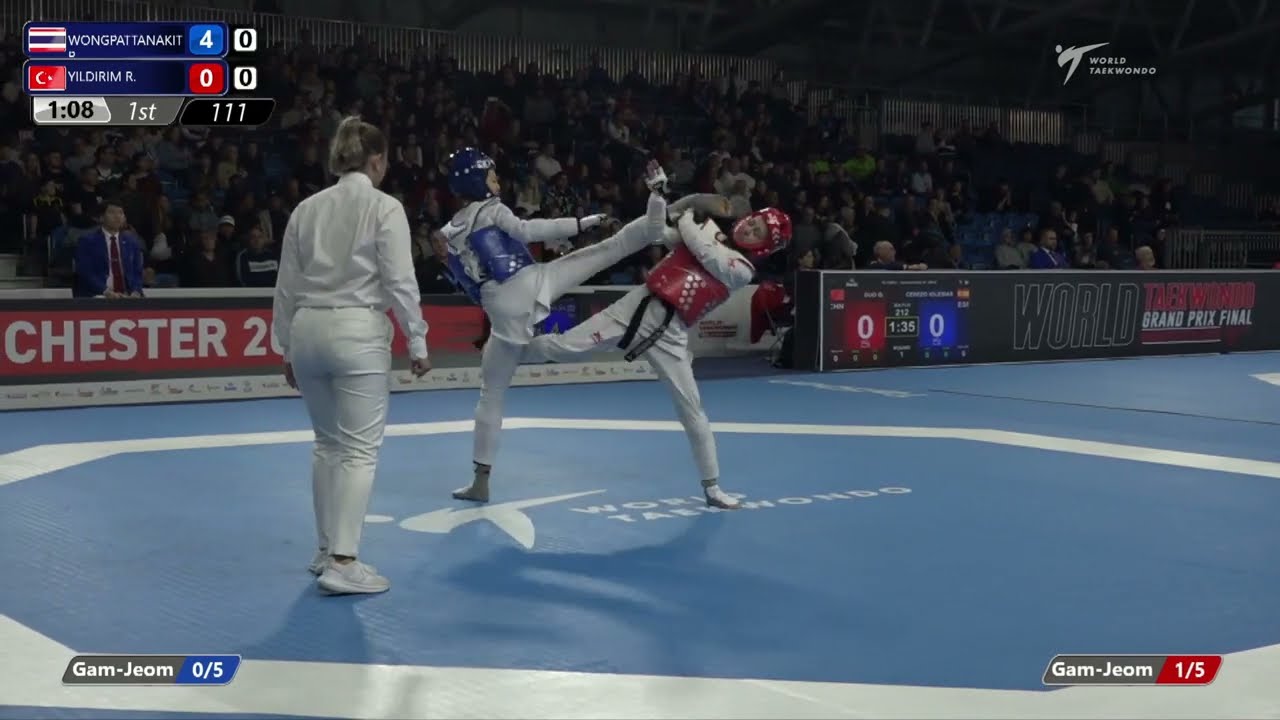 111 Quarterfinals WOMEN W 49KG THA WONGPATTANAKIT P TUR YILDIRIM R background