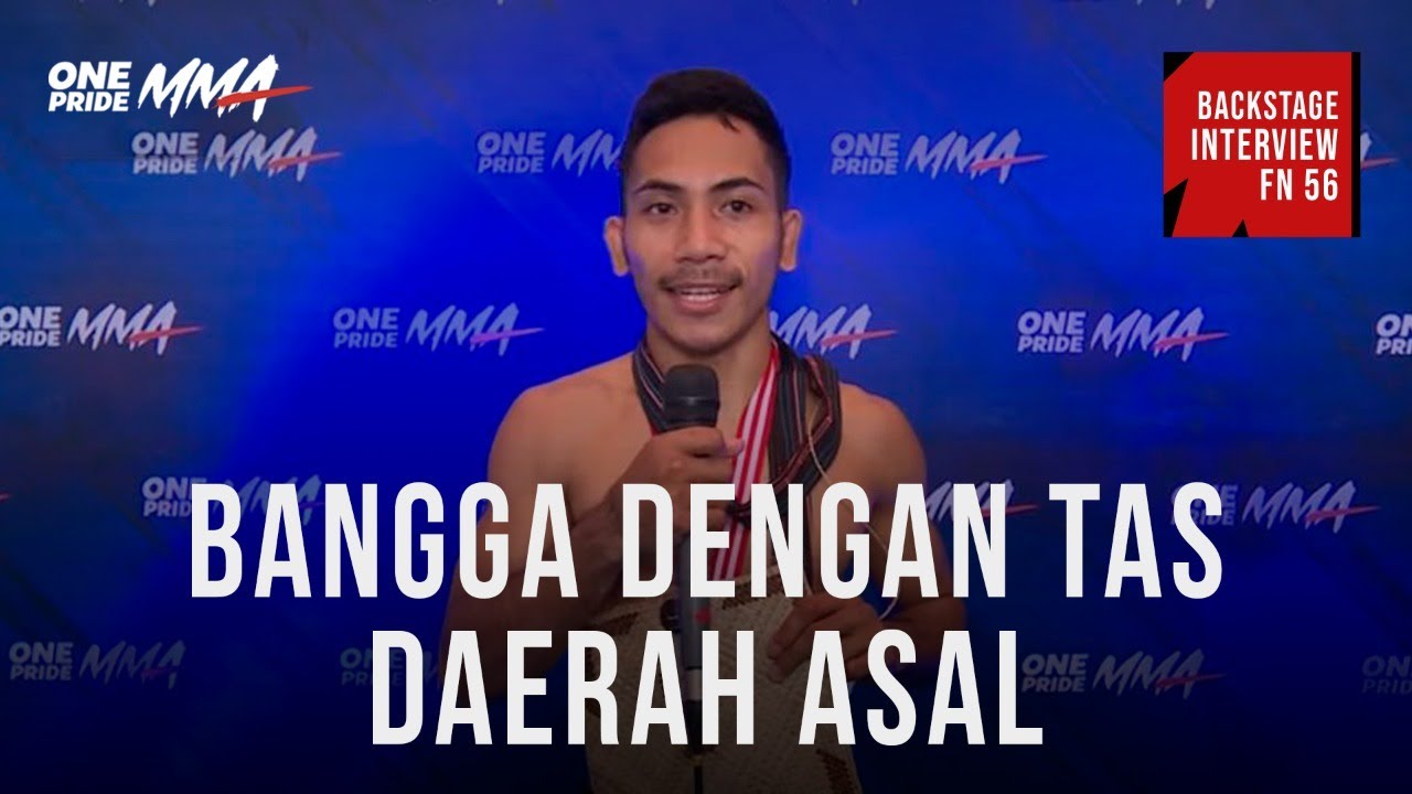Charles Ebu : "Bangga Dengan Tas Daerah Asal" || BackStage Interview Fight Night 56
