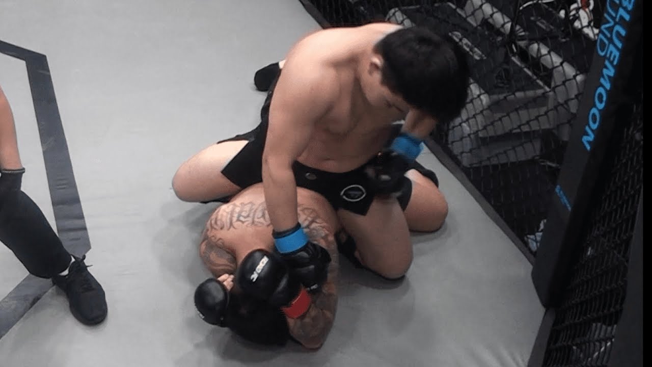 중량급의 ㅎㄷㄷ한 소나기 파운딩.mov / ROAD FC 센트럴리그 51 background