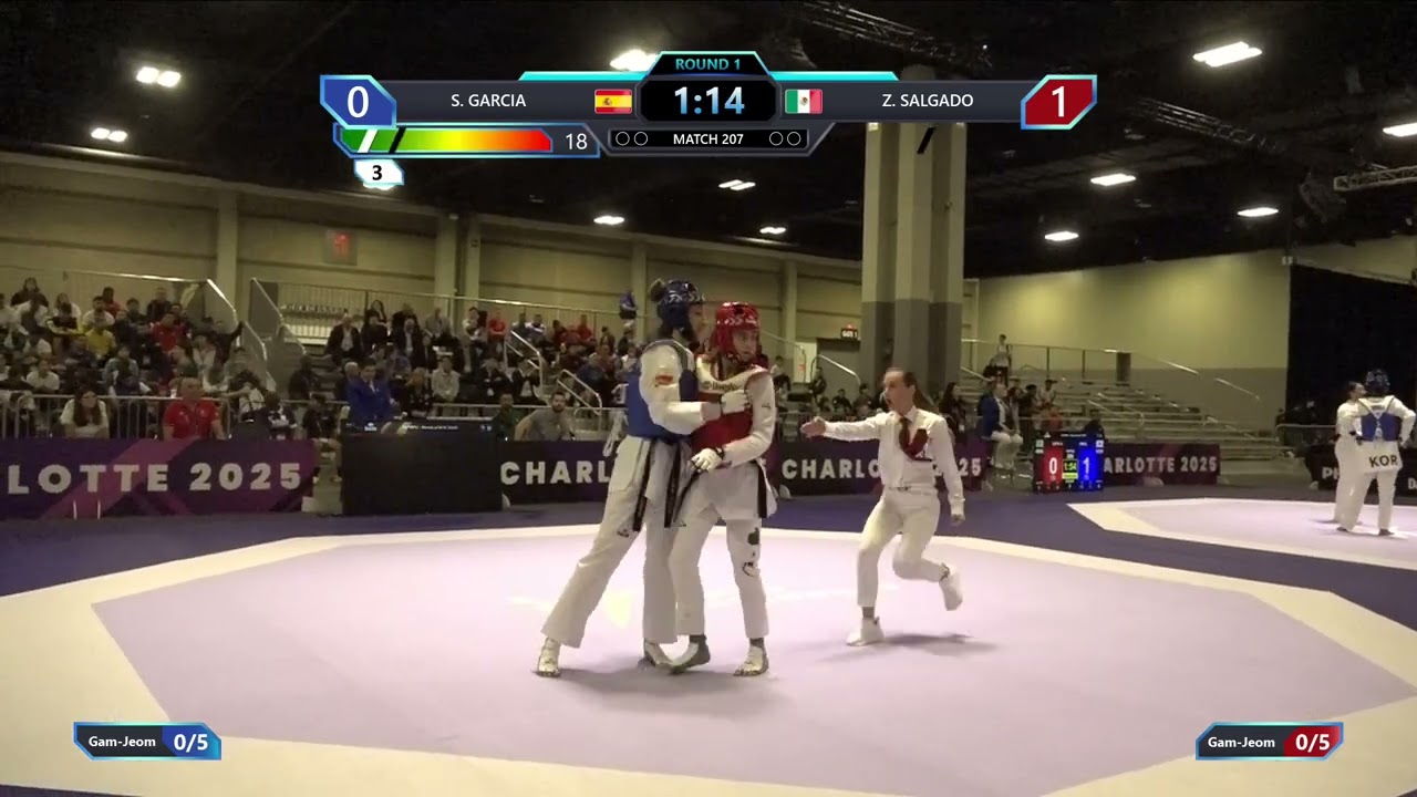 207 Round of 64 W 57kg ESP S GARCIA MEX Z SALGADO PGM