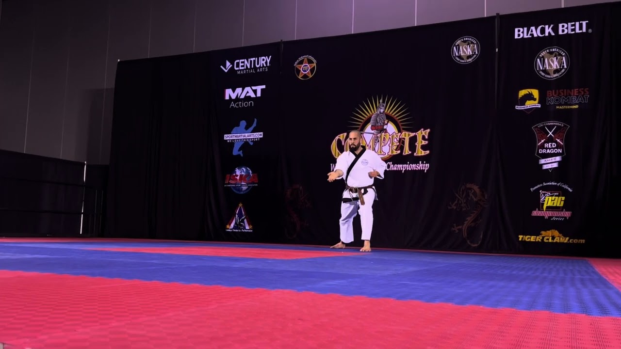 Jesse Scheffler Men's Traditional Forms Overall Grand Championship - Compete Internationals 2024 background