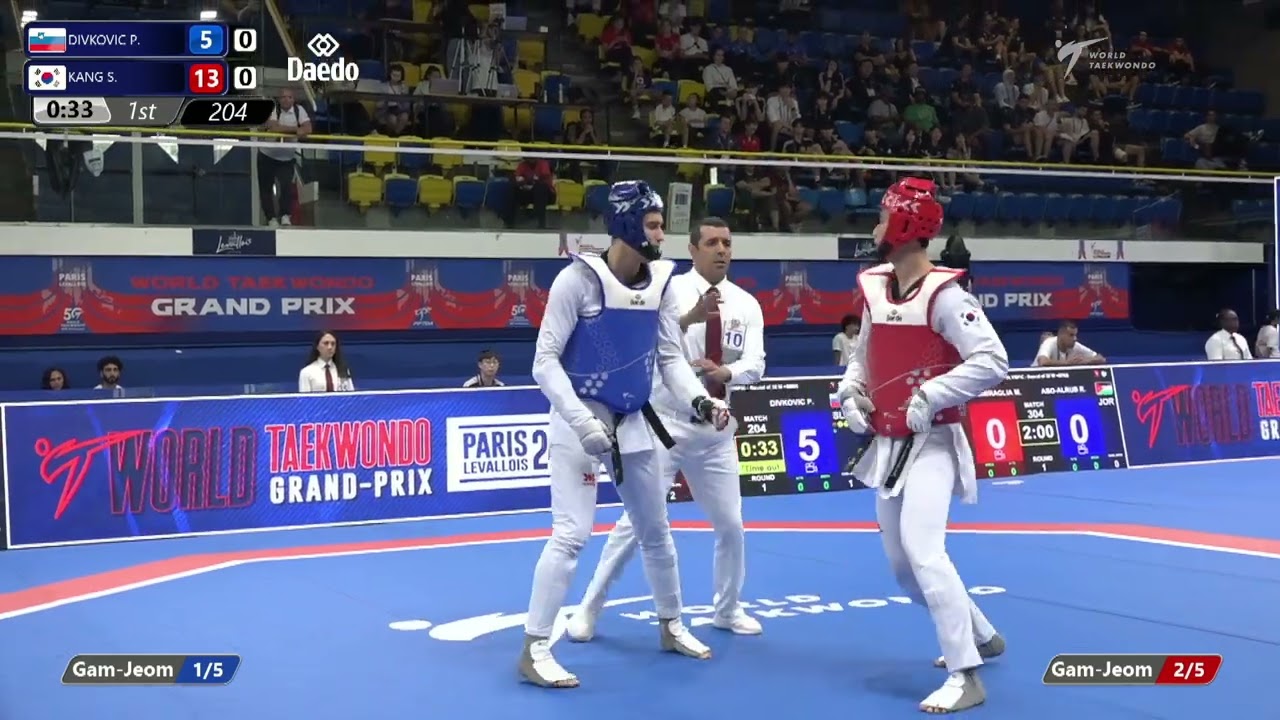 204 Round of 32 MEN M +80KG SLO DIVKOVIC P KOR KANG S