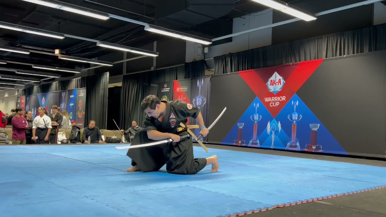 Alec Jahanvash Men's Bladed Traditional Weapons - AKA Warrior Cup 2024 background