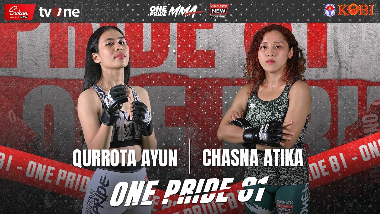 QURROTA AYUN VS CHASNA ATIKA || FULL FIGHT ONE PRIDE MMA 81 KING SIZE NEW # JAKARTA background
