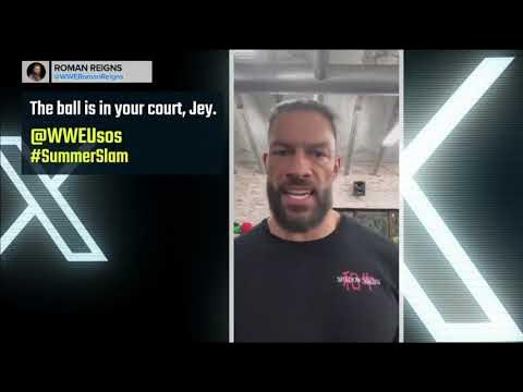 Roman Reigns calls out Breakker & Reed for tag match with Jey Uso at SummerSlam | NXT Jul 22, 2025