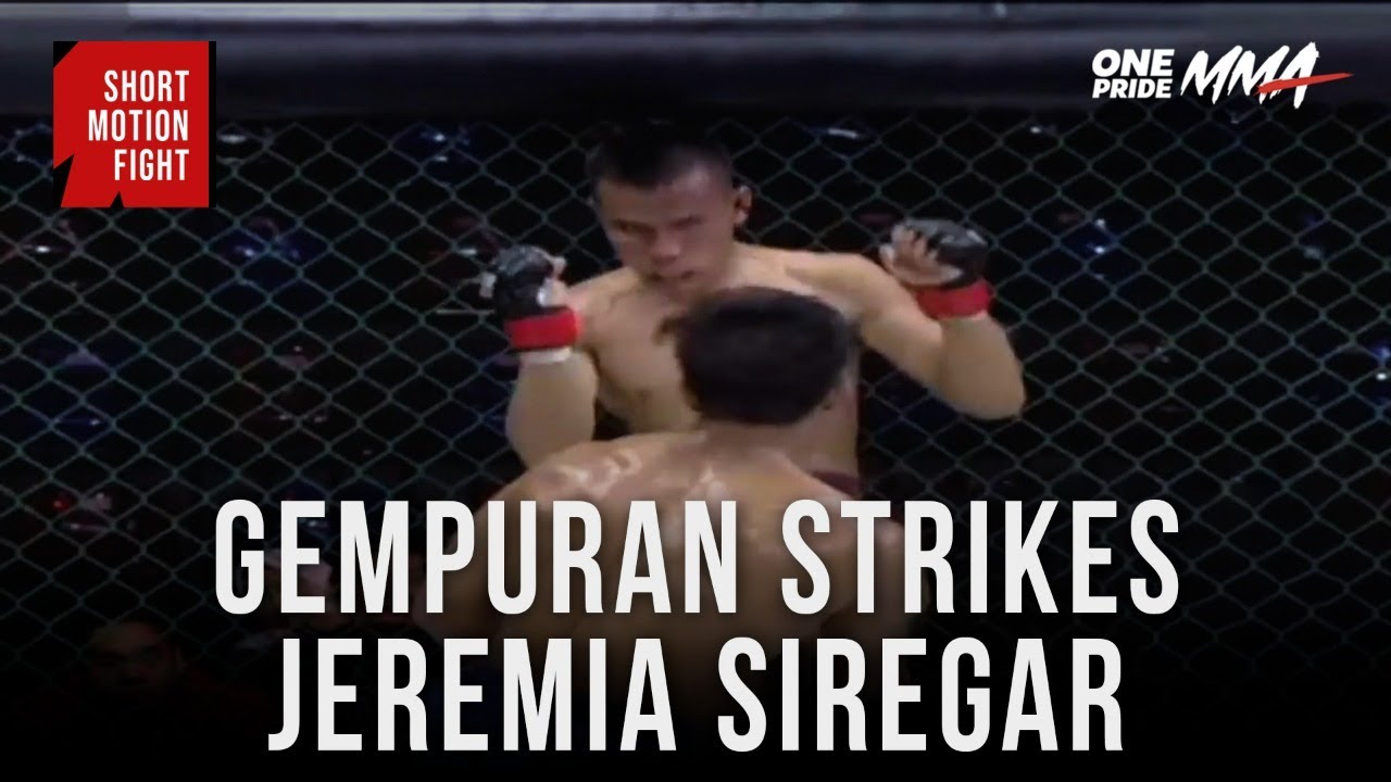 Gempuran Strikes Ganas Jeremia Siregar Buat Anam Menyerah | Short Motion Fight