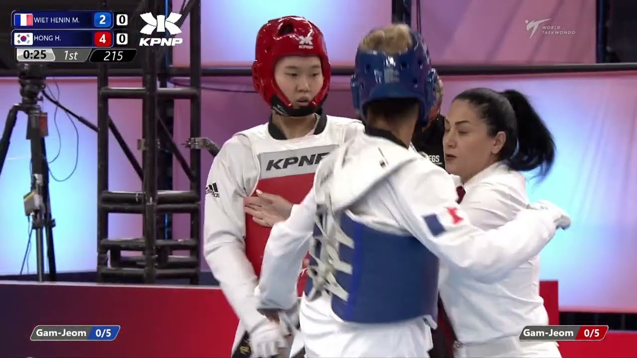 215 R16 W 67kg FRA WIET HENIN M KOR HONG H