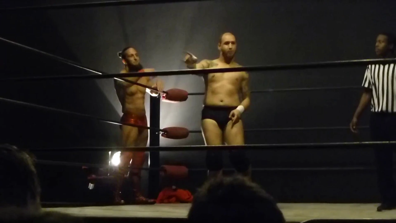 Jonny Vandal and Aaron Epic vs Chico Adams and Mike Parrow - 9/22/2017 backdrop