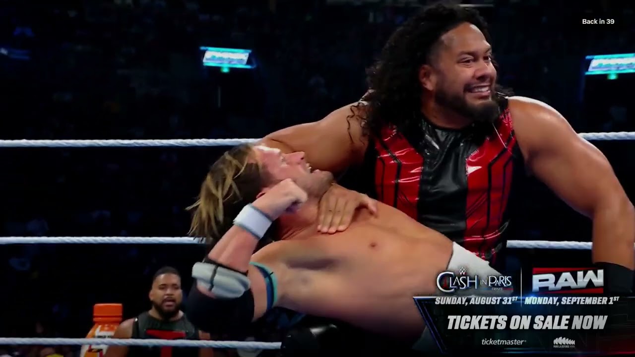Motor City Machine Guns vs Talla Tonga and JC Mateo | SmackDown Aug 8, 2025 background