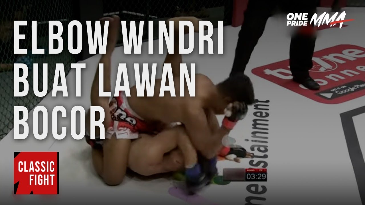Elbow Windri Buat Lawan Bocor! Windri Patilima Vs Andy Cahyono || Classic Fight One Pride MMA background
