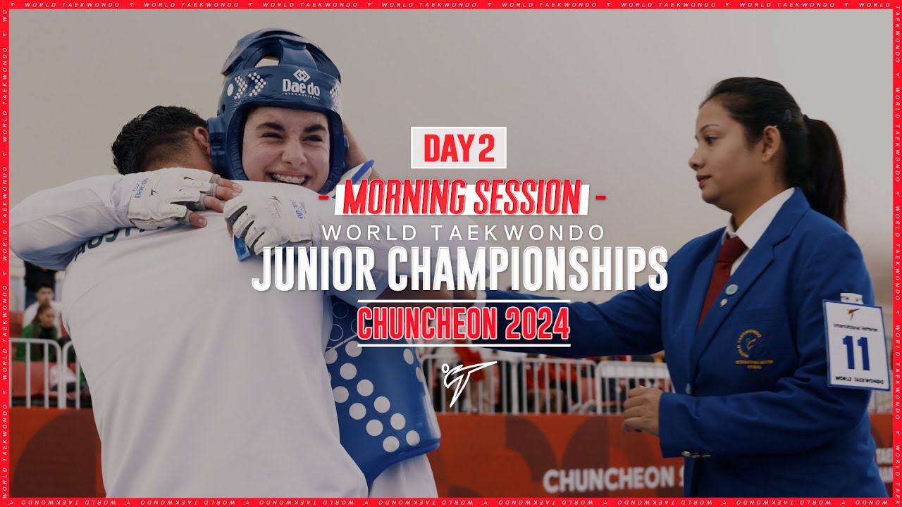WORLD TAEKWONDO JUNIOR CHAMPIONSHIPS HIGHLIGHTS DAY 2 QUALIFICATION ROUNDS - CHUNCHEON 2024