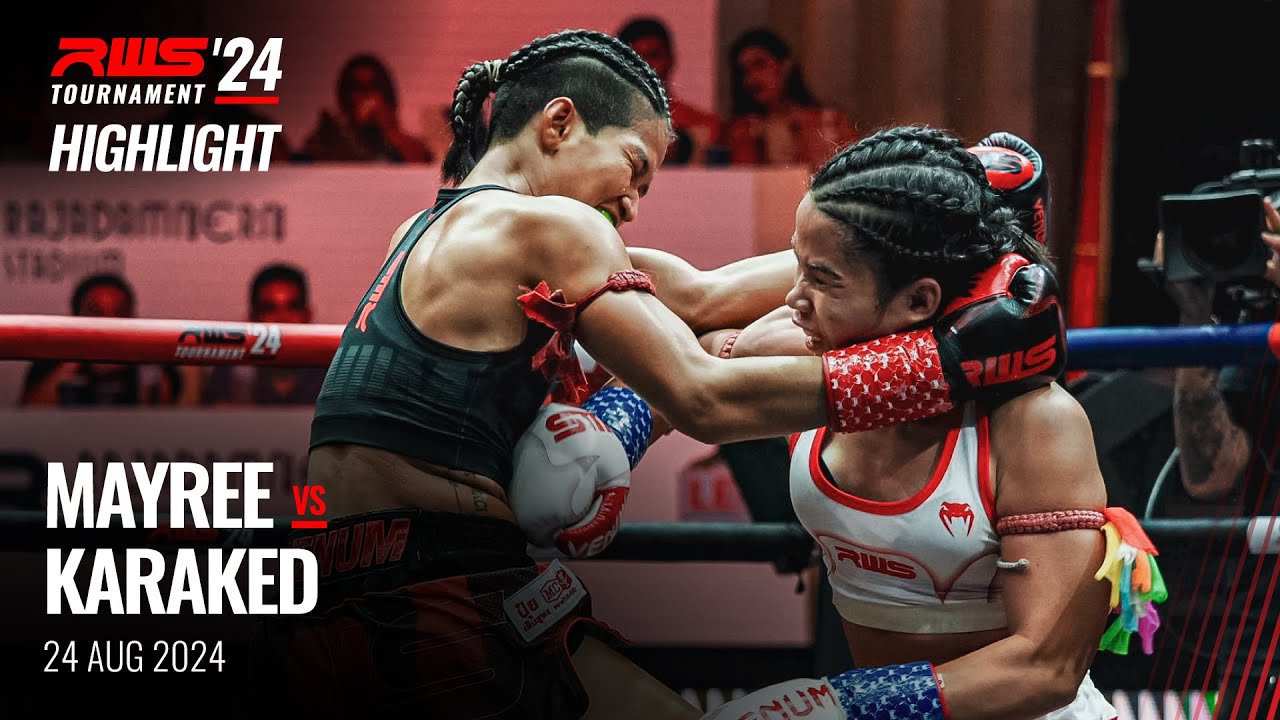 Highlight l Mayree Khongsittha Muay Thai vs Karaked Krueangduem Commando Gym I RWS background