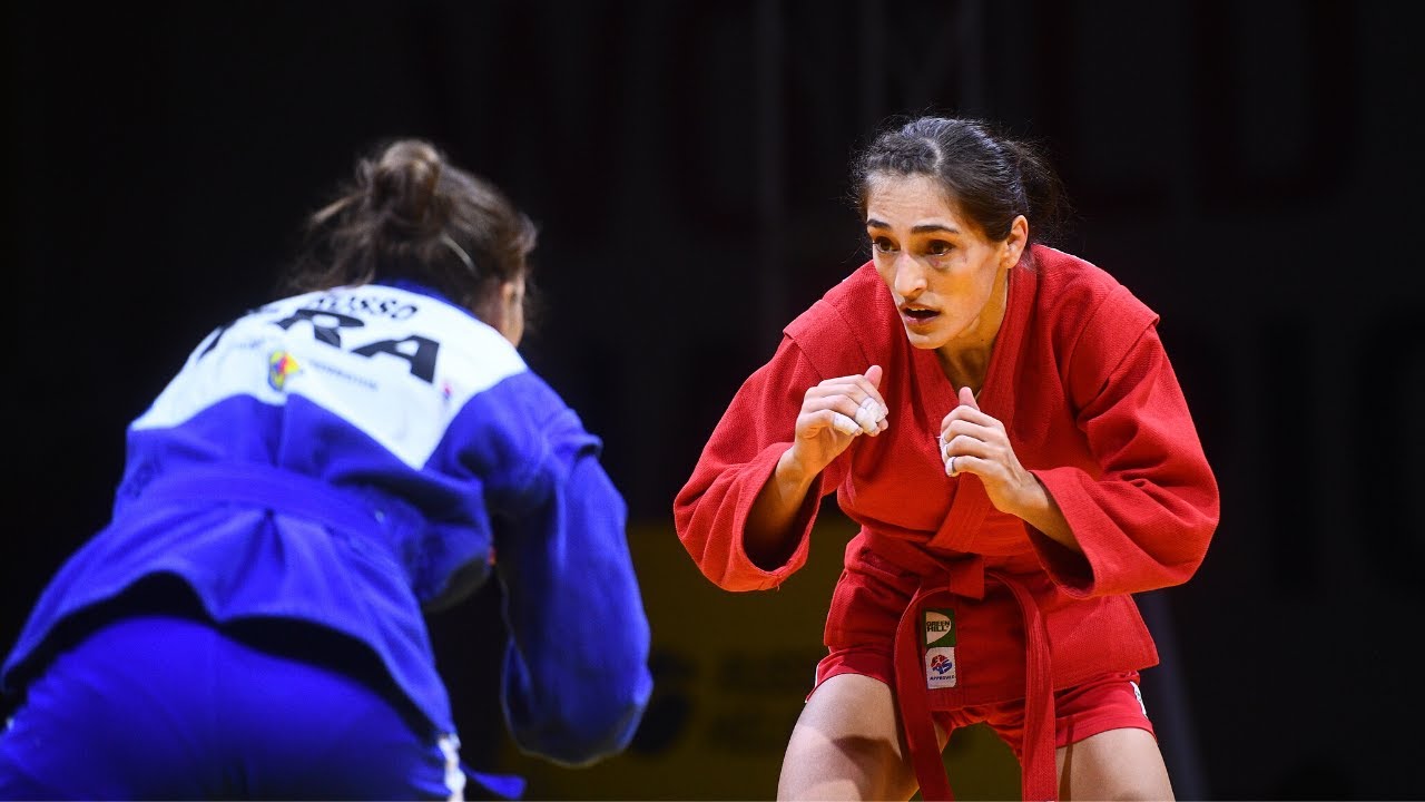 SAMBO. RYABOVA (RUS) vs ROSSO (FRA). World Championships 2019 in Korea. Final