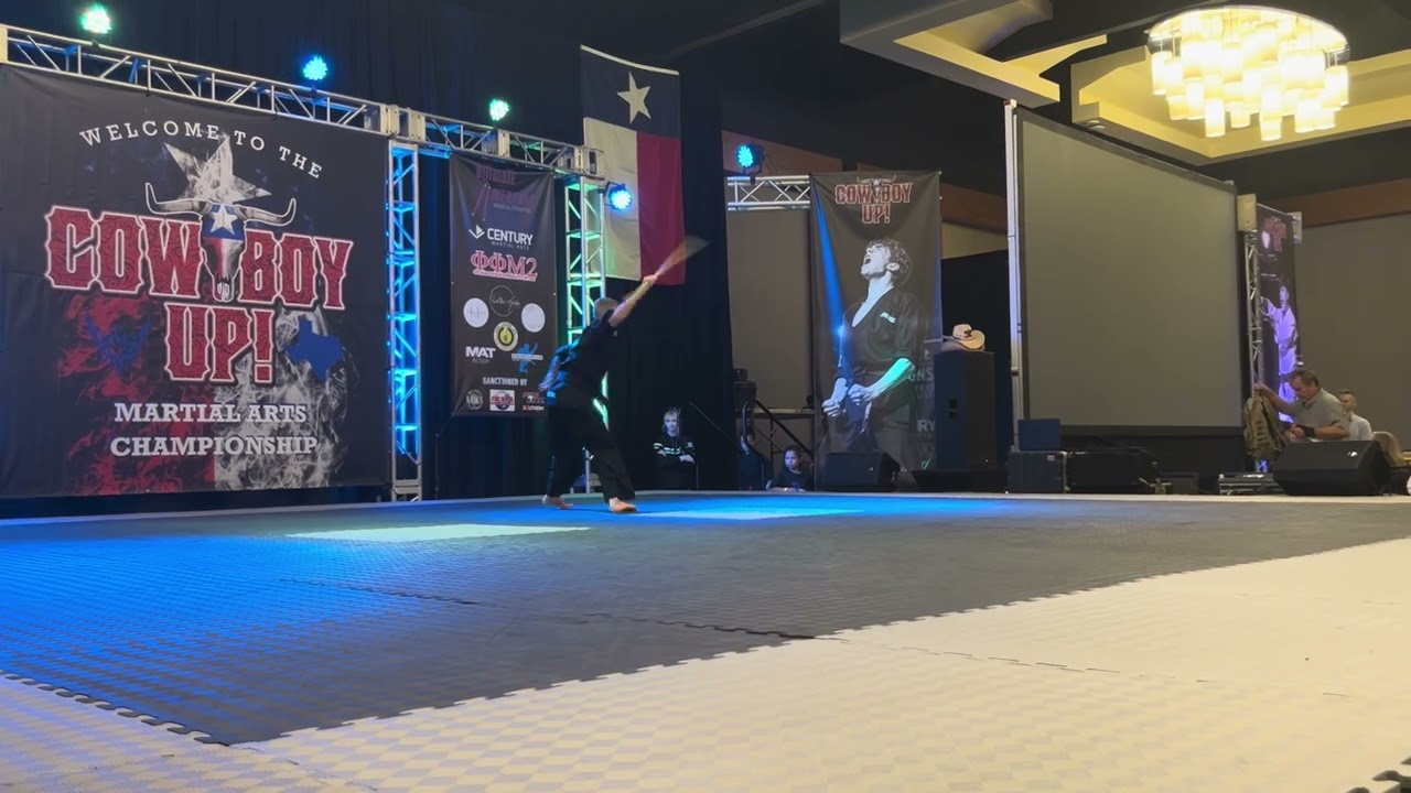 Jack Sterling 13 and Under Boys CMX Weapons Grands - Cowboy Up Martial Arts Championships 2024 background