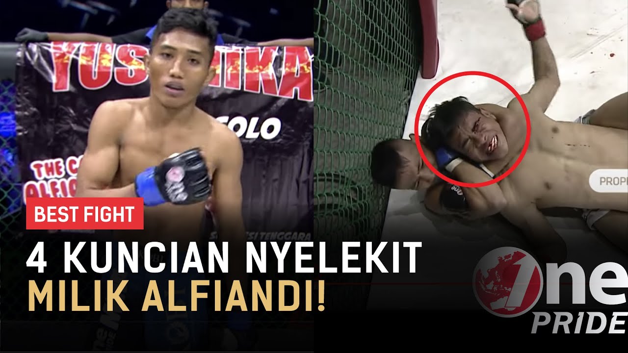 4 Kuncian Nyelekit Alfiandi, Lawan Pada Dihabisi Ronde 1! | Best Fight One Pride MMA background