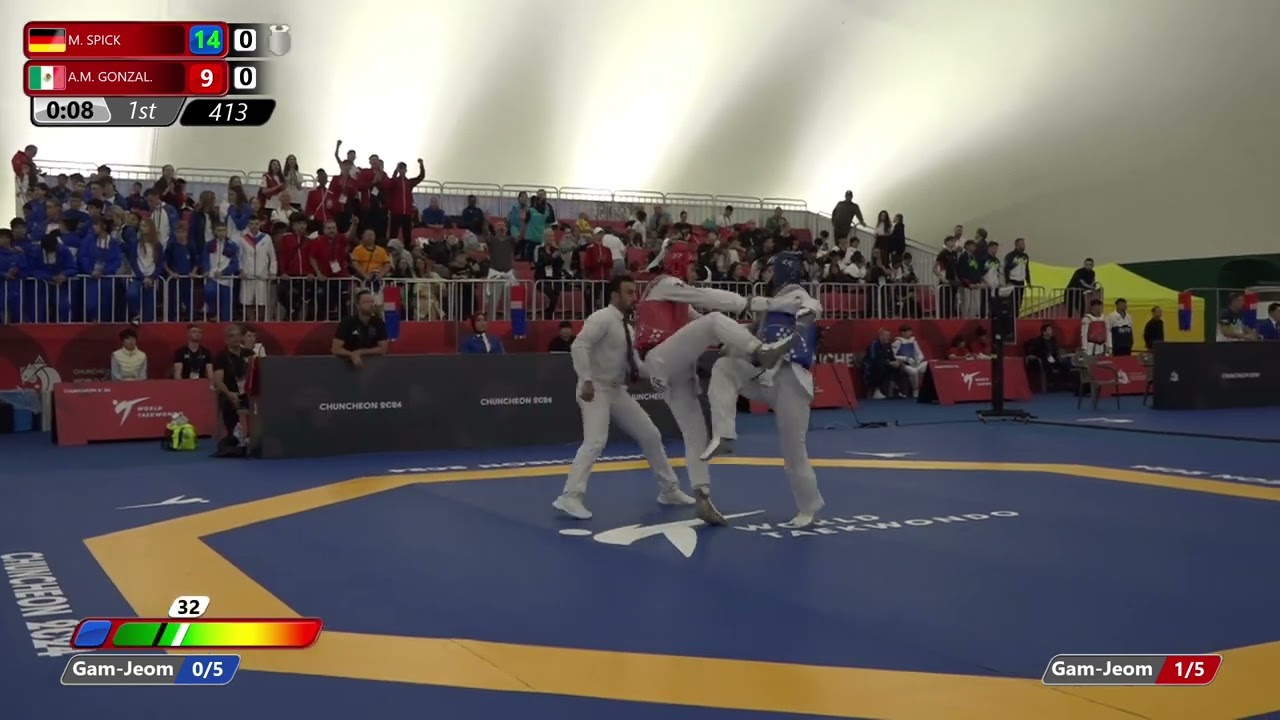 413 Round of 32 Men 73kg GER M SPICK MEX A M GONZAL