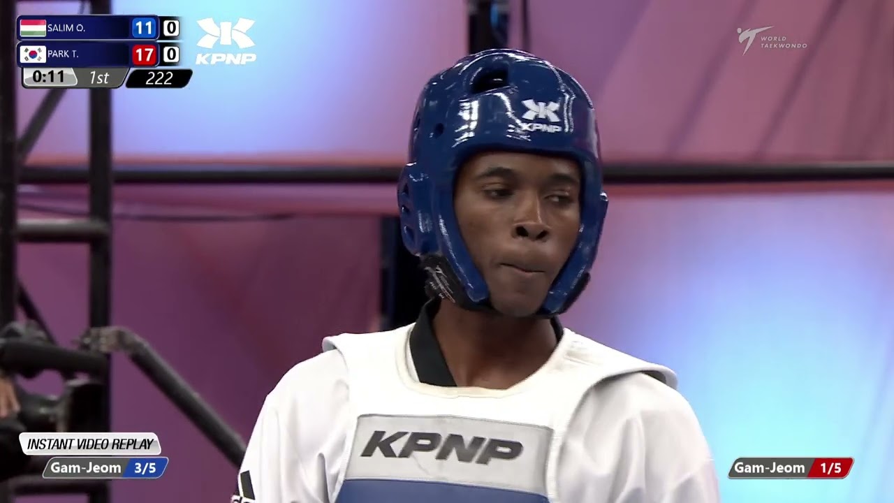 222 Quarter final M 58kg HUN SALIM O KOR PARK T