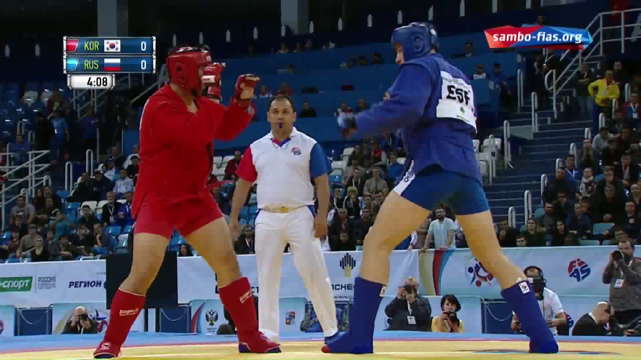 Sambo LEE KOR GOLTSOV RUS World Champioships 2017 backdrop