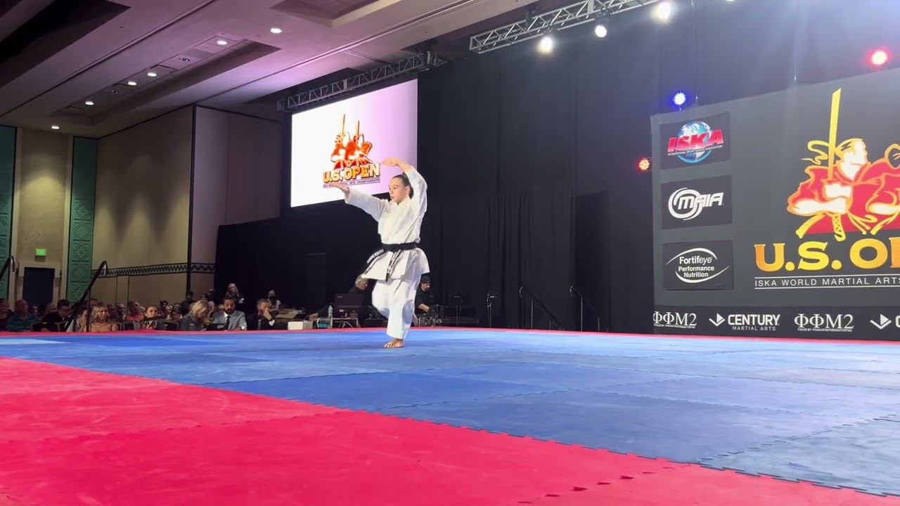 Amanda Duarte 13 & Under Girls Traditional Forms ISKA World Championship - U.S. Open 2024 background