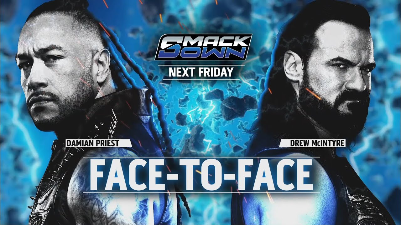 Drew McIntyre brutally attacks Damian Priest: SmackDown, Apr. 11, 2025 background
