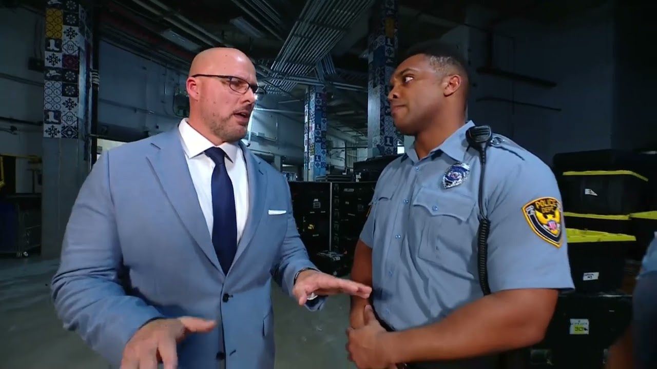 The Police are looking for Jacob Fatu for what happened with Solo Sikoa | SmackDown Jul 18, 2025 background