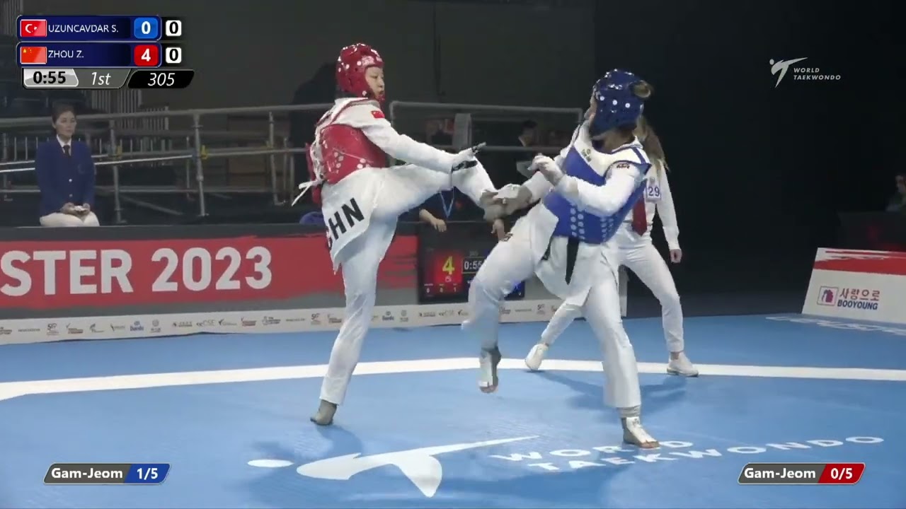 305 Round of 16 WOMEN W +67KG TUR UZUNCAVDAR S CHN ZHOU Z