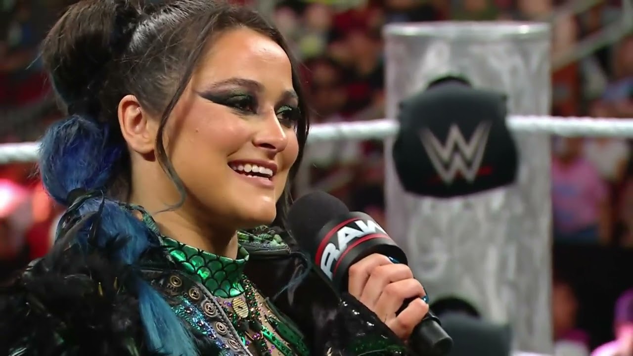 Becky Lynch wants to add the stipulation to her match with Lyra Valkyria | Raw Jul 21, 2025 background